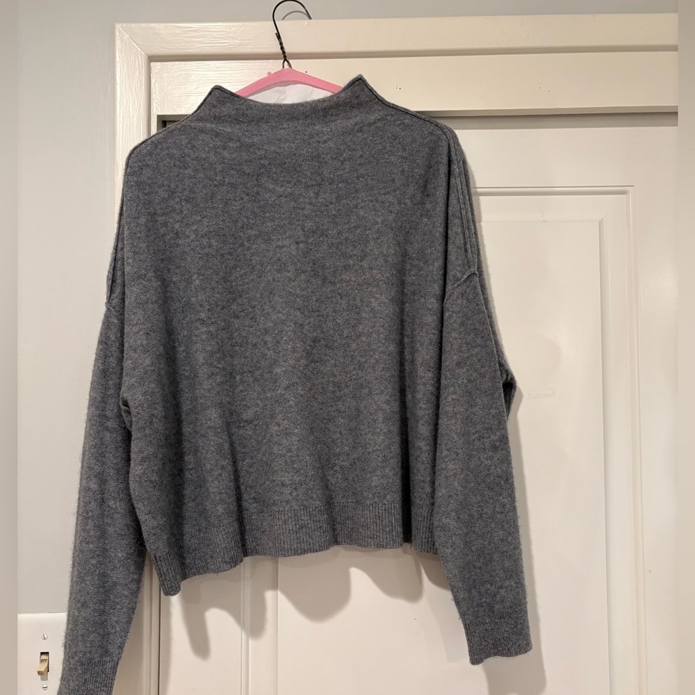 Anthropologie Gray Cashmere Sweater